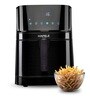 Hafele NOIL 6.3L Digital Air Fryer with 360  Rapid Air Circulation Technology & Touch Panel, Uses 90% Less Oil, 8 Preset Menus, Non-Stick Basket with 6.3 L Capacity,1700W, (Black)