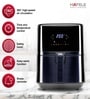 Hafele NOIL Lite Air Fryer, 4.5L Digital Air Fryer with 360  Steam + Rapid Air Circulation Technology & Touch Panel, 8 Preset Menus, Non-Stick Air Fry Basket, 1500W, (Black)