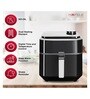 Hafele NOIL STEAM Air Fryer, 6.7L Digital Air Fryer with 360  Steam + Rapid Air Circulation Technology & Touch Panel, 8 Preset Menus, Non-Stick Air Fry Basket, 1800W, (Black)