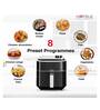 Hafele NOIL STEAM Air Fryer, 6.7L Digital Air Fryer with 360  Steam + Rapid Air Circulation Technology & Touch Panel, 8 Preset Menus, Non-Stick Air Fry Basket, 1800W, (Black)