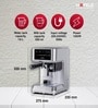 Hafele U-Kaffee Nova Coffee Machine| 20-Bar Pump Pressure | Removable Water Tank (1.6 L)| Rapid Thermoblock Technology | Built-in Semi-automatic Cleaning-1350W | 2 Year Warranty | Silver