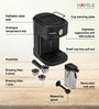 Hafele U-Kaffee Plus Coffee Machine, 15-Bar Pump Pressure, Single/Double Espresso, Cappuccino & Latte,Removable Milk Tank (500 ml), Thermoblock Technology, 1250W