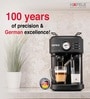 Hafele U-Kaffee Plus Coffee Machine, 15-Bar Pump Pressure, Single/Double Espresso, Cappuccino & Latte,Removable Milk Tank (500 ml), Thermoblock Technology, 1250W