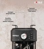 Hafele U-Kaffee Plus Coffee Machine, 15-Bar Pump Pressure, Single/Double Espresso, Cappuccino & Latte,Removable Milk Tank (500 ml), Thermoblock Technology, 1250W