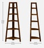 Hagley Sheesham Wood Bookshelf In Provincial Teak Finish