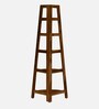 Hagley Sheesham Wood Bookshelf In Provincial Teak Finish