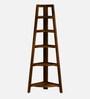Hagley Sheesham Wood Bookshelf In Provincial Teak Finish