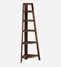 Hagley Sheesham Wood Bookshelf In Rustic Teak Finish