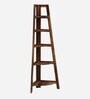 Hagley Sheesham Wood Bookshelf In Rustic Teak Finish