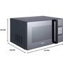 Haier 25 L Convection Microwave Oven  (HIL2501CBSH, Black)