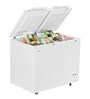 Haier 319 L Double Door Standard Deep Freezer  (White, HCC-345HCDD)