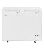 Haier 319 L Double Door Standard Deep Freezer  (White, HCC-345HCDD)