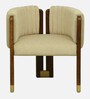 Haiger Sheesham Wood Arm chair In Scratch Resistant Provincial Teak Finish