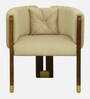 Haiger Sheesham Wood Arm chair In Scratch Resistant Provincial Teak Finish