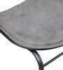 Haine Cafe Chair (Set of 2) with Gun Patio Powder Coated Frame