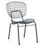 Haine Cafe Chair (Set of 2) with Gun Patio Powder Coated Frame