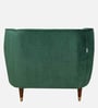 Hairo Velvet 1 Seater Sofa In Forest Green Colour