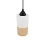 Hairo White Glass Hanging Light