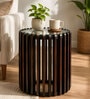 Haku SolidWood Side Table In  Walnut Finish