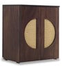 Half Shoe Cabinet in Walnut Finish