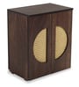 Half Shoe Cabinet in Walnut Finish