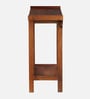 Hallstadt Mango Wood Console Table In Walnet Finish