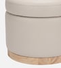 Halo Pouffe In Soft Grey Colour