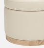 Halo Pouffe In White Colour