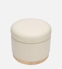 Halo Pouffe In White Colour