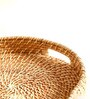 Halo Brown Bamboo Dia 14 Inch Round Serving Tray