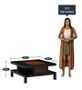 Morzine Sheesham Wood Coffee Table In Dual Finish