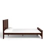 Hama King Size Bed In Milan Walnut Finish