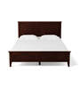 Hama Queen Size Bed In Milan Walnut Finish
