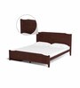 Hama Queen Size Bed With Storage In Milan Walnut Finish