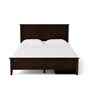 Hama Queen Size Bed With Storage In Milan Walnut Finish