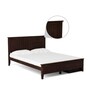 Hama Queen Size Bed With Storage In Milan Walnut Finish