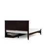 Hama Queen Size Bed With Storage In Milan Walnut Finish