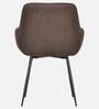 Hamer Chair With Velvet Fabric In Brown Colour