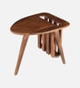 Hamilton Mango Wood End Table With Magazine Rack In Tubbaq Finish