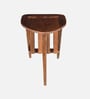 Hamilton Mango Wood End Table With Magazine Rack In Tubbaq Finish