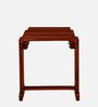 Hamlen Sheesham Wood 2 Seater Dining Table convert into Book Shelf in Honey Oak Finish