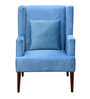 Hamlet Wing Chair In Blue Colour