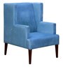 Hamlet Wing Chair In Blue Colour