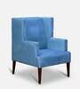 Hamlet Wing Chair In Blue Colour