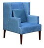Hamlet Wing Chair In Blue Colour
