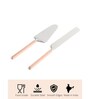 Hammered Copper Handles Stainless Steel Cake (Set of 2)