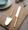 Hammered Copper Handles Stainless Steel Cake (Set of 2)