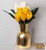 Hammered Gold Pitcher Vase