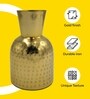 Hammered Gold Pitcher Vase