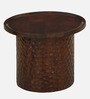 Hammered Mango Wood Nesting Coffee Table Set In Tubbaq Finish
